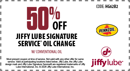 Jiffy Lube Oil Change Coupon